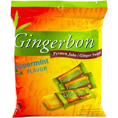 Gingerbon peprmint a zázvorové cukríky s mätou 125 g