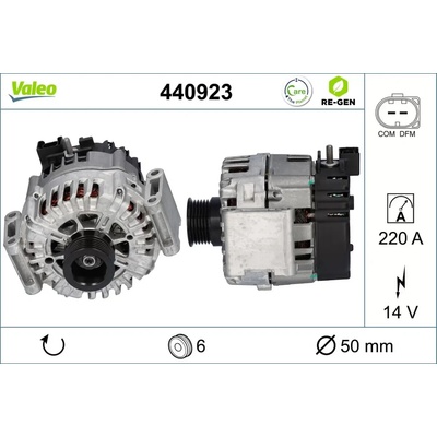 VALEO Alternátor VALEO RE-GEN REMANUFACTURED VA 440923