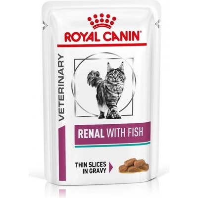 Royal Canin Veterinary Diet Cat Renal with Fish Feline 12 x 85 g