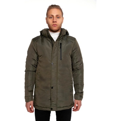 Goccix Мъжко водонепромокаемо и ветроустойчиво яке със сваляща се качулка gpa-160 - Каки #409110 (409110_Хаки)