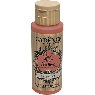 Farba na textil CADENCE STYLE MATT FABRIC 59 ml matná červená