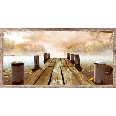 Bondecor Zarámovaný obraz Molo 50 x 100 cm
