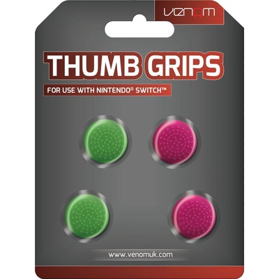 VENOM VS4917 Nintendo Switch Thumb Grips (4x) - Pink and Green