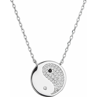 Pavona Strieborný náhrdelník 12151.1 crystal
