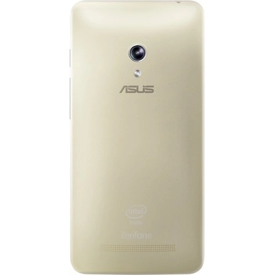 ASUS Калъф за Asus ZenFone 5, страничен протектор с гръб, поликарбонатов, Asus Zen Case A500KL, златист