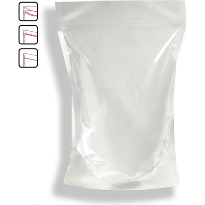Vrecká Doypack, 750 ml, TRANSPARENT PET/PE, 100 ks/bal