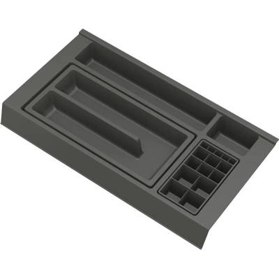 GOLLINUCCI Kúpeľňový organizér s príslušenstvom 450mm 241x422x53mm antracit