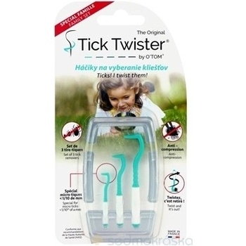 Tick Twister HÁČIKY NA VYBERANIE KLIEŠŤOV rôzne veľkosti 3 ks