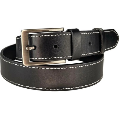 Penny Belts pánský kožený opasek 35-100-4-1B-60 černý