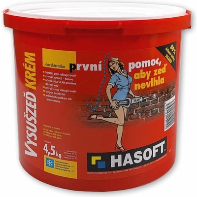 Hasoft STENUSUŠ KRÉM 4,5 kg - Prvá pomoc pre vlhkú stenu
