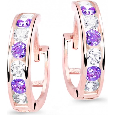 Cutie Jewellery dětské zlaté C3345R-Ametyst