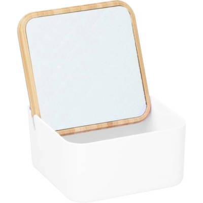 ALPINA КУТИЯ ЗА БИЖУТА С ОГЛЕДАЛО ALPINA 13x13x7см БАМБУК