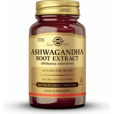 Solgar Ashwagandha Root Extract, 60 rostlinných kapslí
