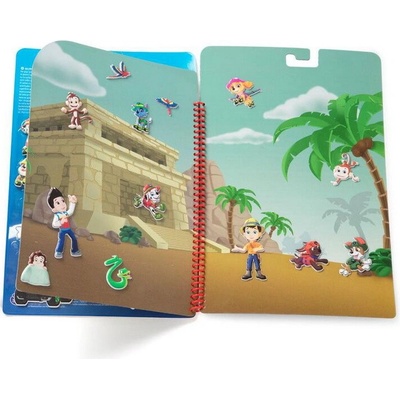 Melissa & Doug Kniha s puffy samolepkami LP Džungľa
