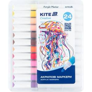 Kite Акрилен маркер Kite Creative Jumbo 24цв (1605076-K-1291)
