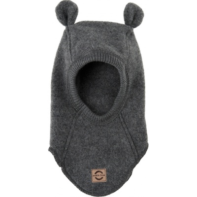 Merino kukla dětská s oušky šedá Anthracite – Sleviste.cz