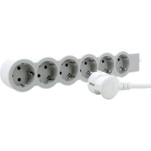 Legrand РАЗКЛОНИТЕЛ БЯЛ/СВЕТЛОСИВ legrand 6 ГНЕЗДА / 3 М. 133040 (3414971945524)