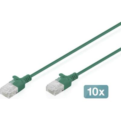 Digitus DK-1618-005S-G-10 RJ45 CAT 6 U/UTP 0.5m zelený