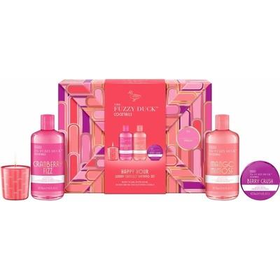 Baylis & Harding The Fuzzy Duck Mango Mimosa pěna do koupele 300 ml + sprchový gel 300 ml + krém na ruce 50 ml + vonná svíčka 60 g
