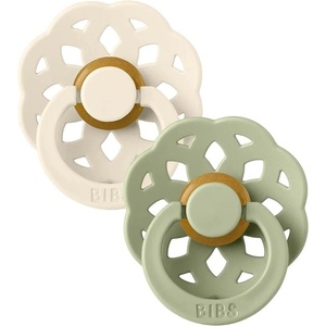 BIBS Залъгалки Bibs - Boheme, Ivory-Sage, 0-6 м, 2 броя (230101) - baby