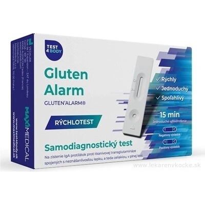 Veda.Lab MaxiMedical rychlotest celiakie domácí test gluten výsledek do 10 minut