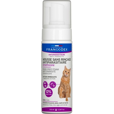 Francodex Dimetikónová bezoplachová pena pre mačky 150ml