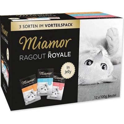 Miamor Ragout Royale v želé morka losos telecí 1200 g