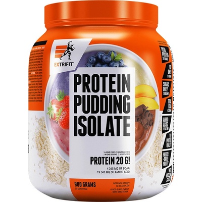 Extrifit Protein Pudding Isolate jahoda 900 g – Zboží Dáma