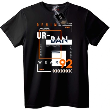 NOONEBRAND Тениска Градски Деним 92 - L, Black