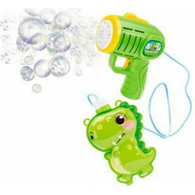 Bublifuk pistole s externí nádržkou dinosaurus 280 ml 15 cm