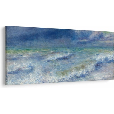 Obraz - Pierre-Auguste Renoir, Seascape, reprodukcia, jednodielne 250x125 cm