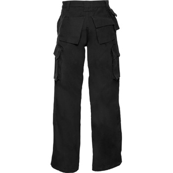 Russell Kalhoty 015M Length 34 do pasu plátěné COT12C15M00248-black Černá