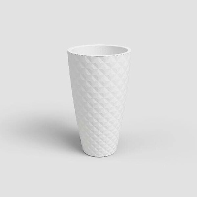 Artevasi Květináč HAVANA 70cm plast bílá GRANITE