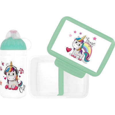 R&B Mědílek Zdravá sváča Olovrantový set S Magic unicorn