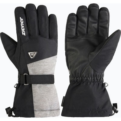 ZIENER Мъжки скиорски ръкавици ZIENER Gentiano-Z AS black/white
