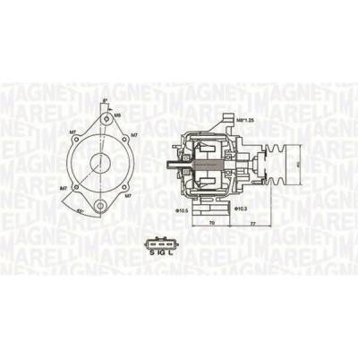 generátor MAGNETI MARELLI 063731367010