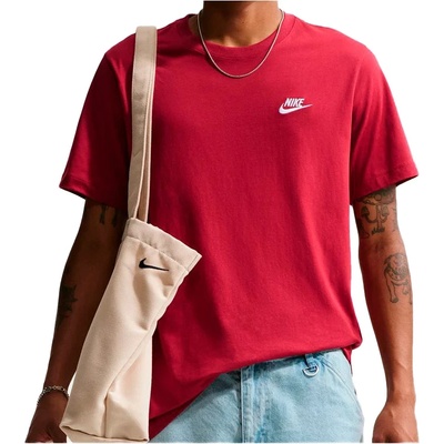 Nike Мъжка тениска Nike Sportswear Club T-Shirt - Team Crimson - размер XL (216-3873-1214)