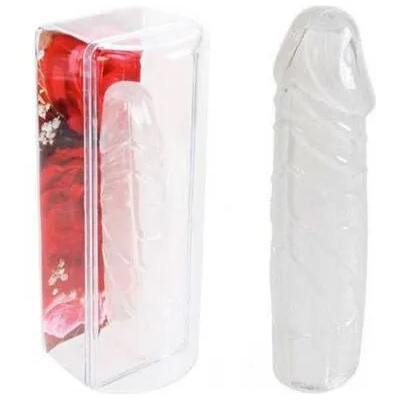 Пенис удебелител многократен кондом - прозрачен