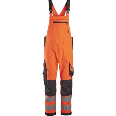 Snickers Workwear Reflexní laclové nohavice tř. 2 oranžové