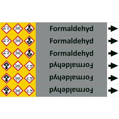 Nadrzenapalivo.cz Značení potrubí ISO 20560, formaldehyd PZAL 007176