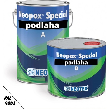 Neopox Špecial - epoxidový podlahový náter: 1 Kg Biela