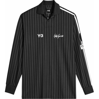 Y3 Риза с дълъг ръкав Y3 Mens Elite 5 Long Sleeve Shirt - Black
