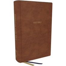 Nkjv, Foundation Study Bible, Large Print, Leathersoft, Brown, Red Letter, Thumb Indexed, Comfort Print: Holy Bible, New King James Version