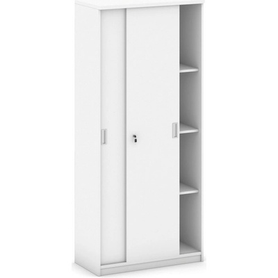 Mirelli, Skříň zasouvací 800 x 400 x 1800 mm, bílá – Zboží Mobilmania