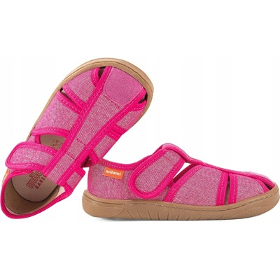 MILAMI BF9 BR-39 BAREFOOT SANDÁLE TEXTILNÉ DOMÁCE PAPUČE PREZÚVKY NA SUCHÝ ZIPS