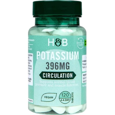 Holland & Barrett Potassium 396 mg [120 Таблетки]