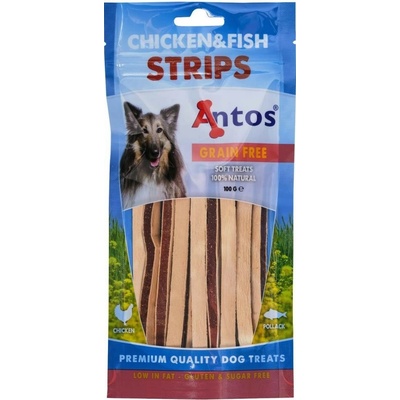 Antos Kuracie prúžky s rybou 100 g