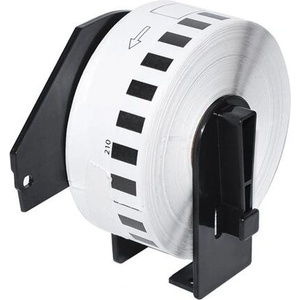 Makki съвместими етикети Brother DK-22210 - Roll White Continuous Length Paper Tape 29mm x 30.48m, Black on White - MK-DK-22210 (MK-DK-22210) - zettabytex
