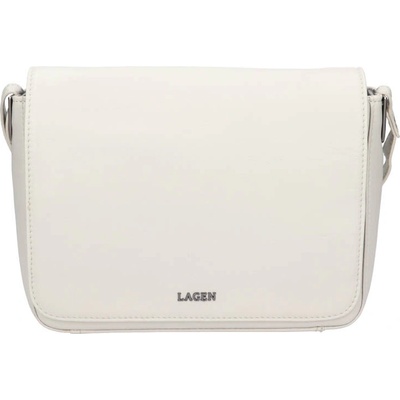 Lagen dámska kožená kabelka BESSIE Off White