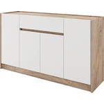 Bogdan Furniture G Скрин Мебели Богдан модел Clasic lux 941, Дъб суров с Бяло гладко - bogdanmebel